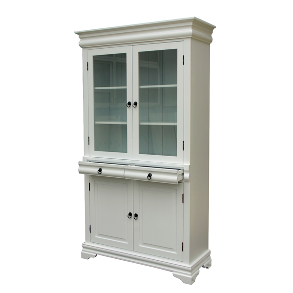 classic American country style white sideboard